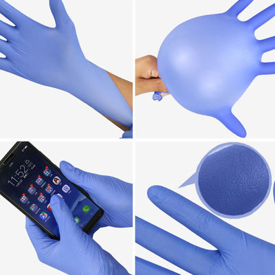FDA510K CE safty Medical Surgical Disposable Nitrile Gloves Anti Virus Anti Bacterial powder free Latex Free