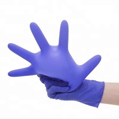 Best prices Disposable Nitrile Gloves Anti Virus Anti Bacterial powder free Latex Free AQL 1.5 high quality with FDA 510